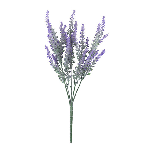 Wheat ear 5-prong velvet lavender artificial home decoration velvet artificial plant artificial flower bouquet artificial flower wholesale