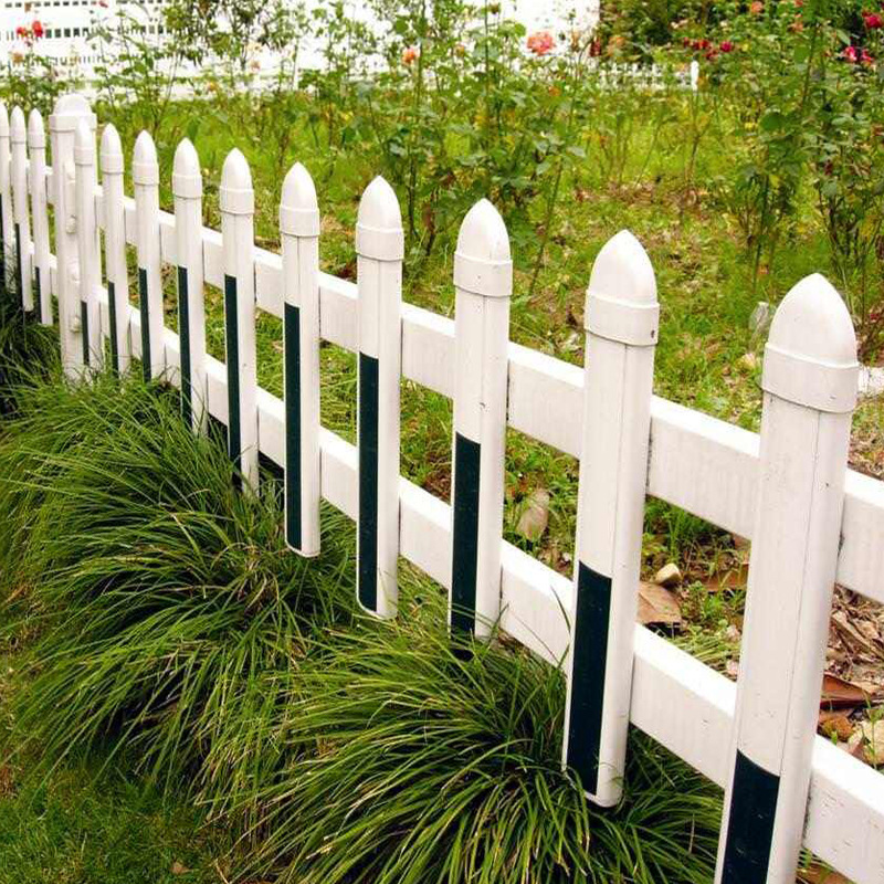 厂家批发pvc塑钢栅栏草坪护栏 别墅庭院pvc栅栏 小区花池护栏