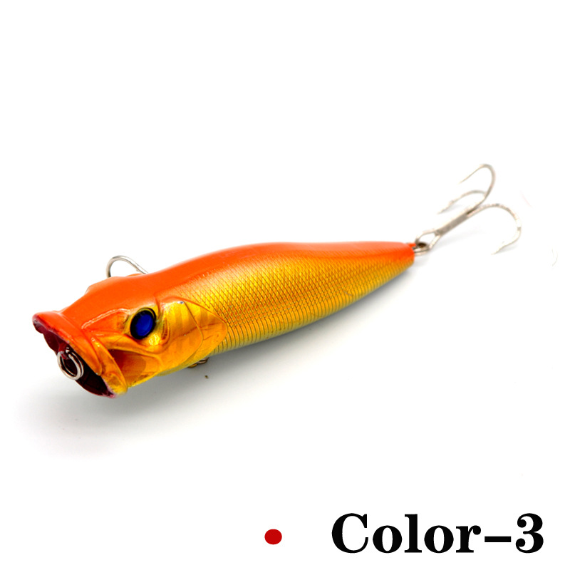 Small Popper Fishing Lures 40mm 2.3g Hard Plastic Baits Fresh Water Bass Swimbait Tackle Gear