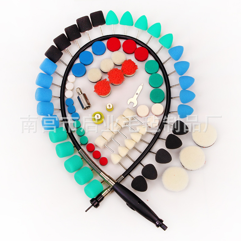 Electric flexible shaft M14 Auto beauty 0.5-1 details polishing sponge suit 3mm Clamping rod sponge