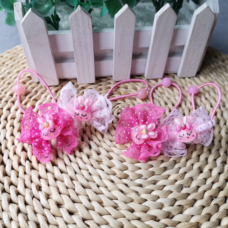 韩版头饰发饰不缠发打底儿童发绳皮筋发圈宝宝蝴蝶结卡通皮筋批发|ms