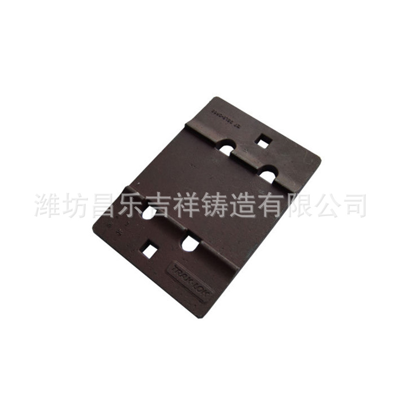 工厂生产定制钢轨铁路配件钢轨压板重轨压板铁路垫板一件代发