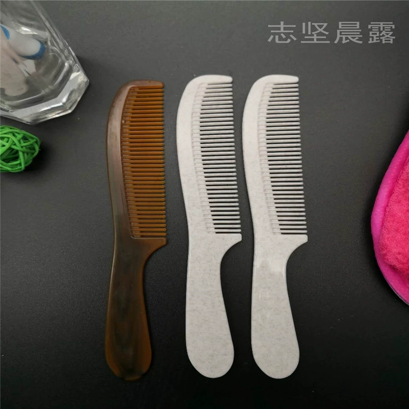 Оптовая продажа Одноразовая расческа Отель B & B туалетные принадлежности Пластиковая солома расческа