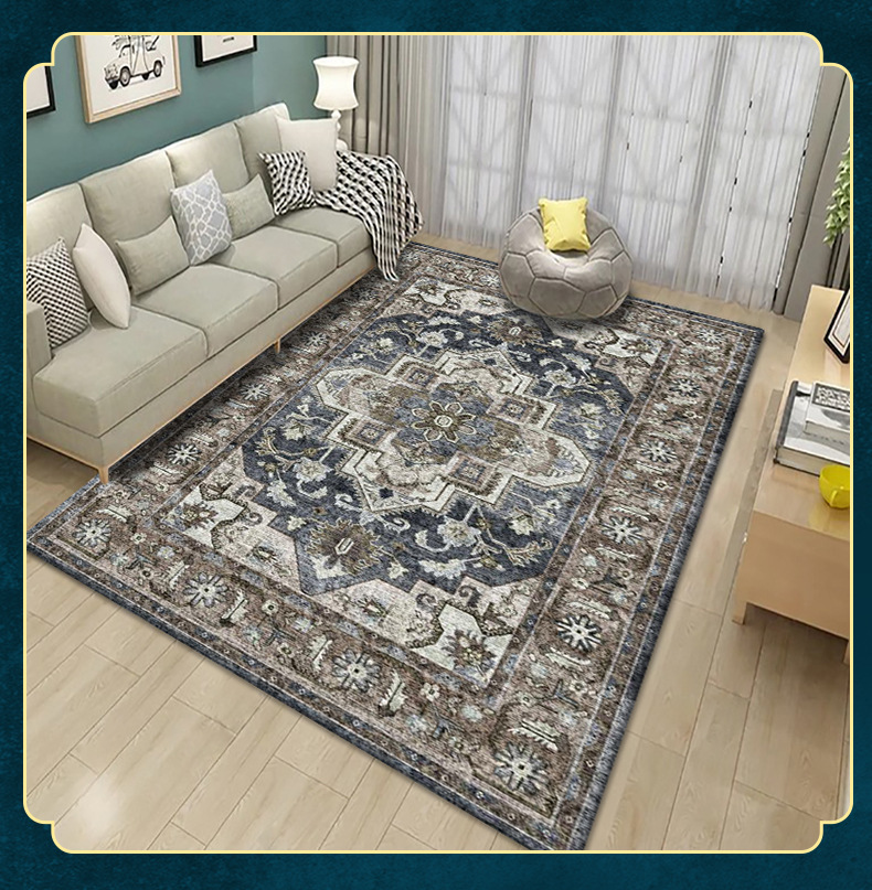 民族风地毯,中式地毯,卧室地毯,客厅地毯,地毯跨境,地毯定制,地垫