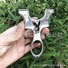 Slingshot stainless steel, rabbit with flat rubber bands, street card, wholesale