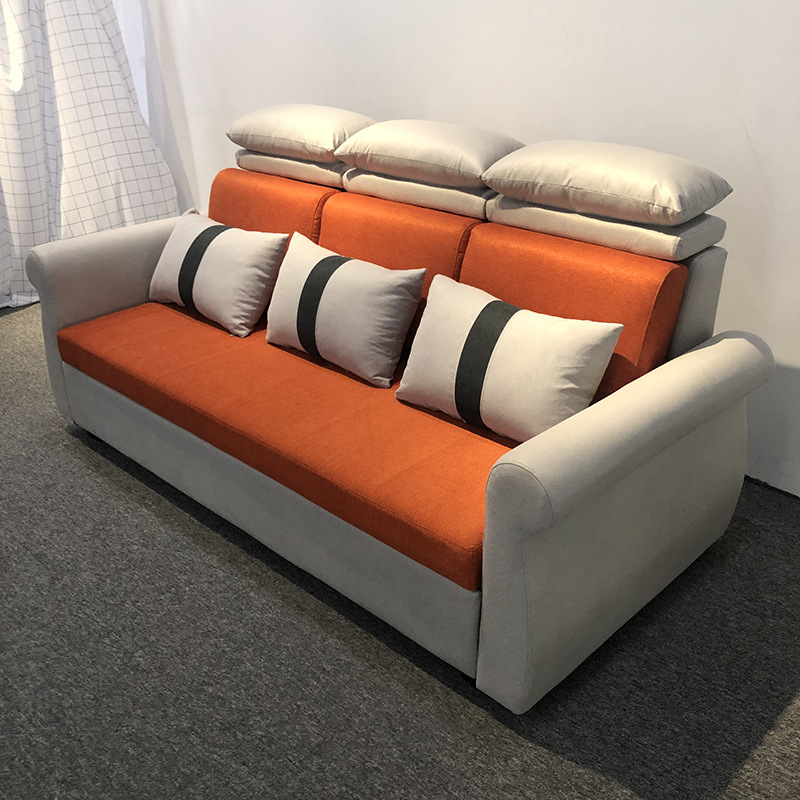 Sofá cama plegable multifuncional de 1,5 m, sofá de tecnología de látex tipo hotel de casa pequeña de 1,8 m image 1