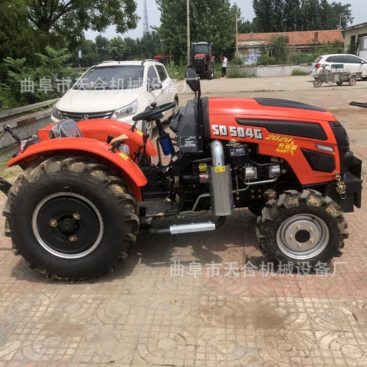 全新萨丁504大棚王拖拉机多功能旋耕施肥机体积超小的田园管理机