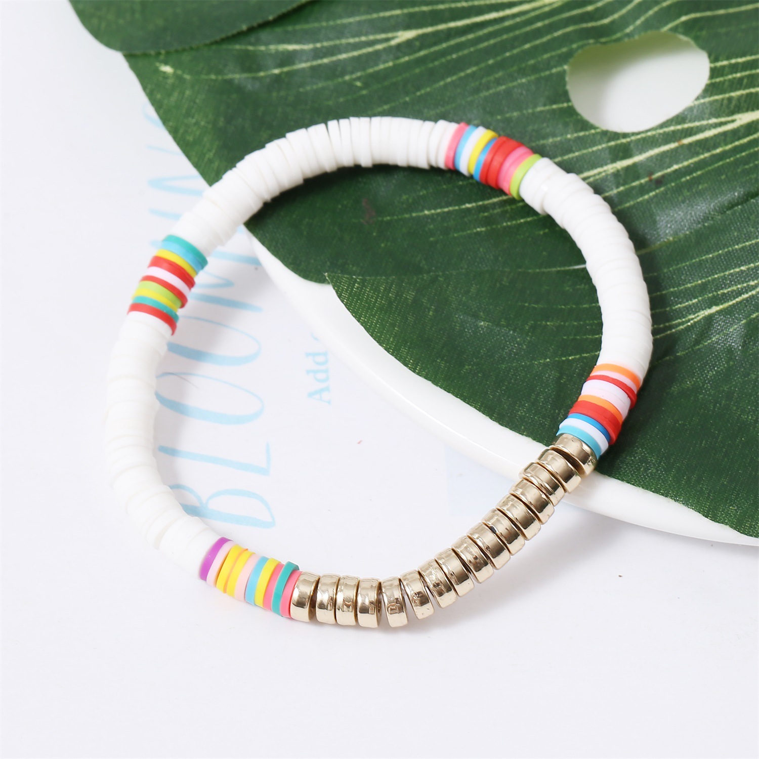 Bohemian Ethnic Style Beaded Multi-layer Rice Bead Mixed Color Elastic Bracelet display picture 11