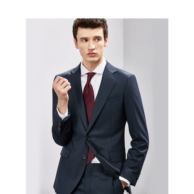 Autumn and winter new pattern man 's suit suit Korean Edition Self cultivation business affairs Occupation formal wear houndstooth wool suit Youth