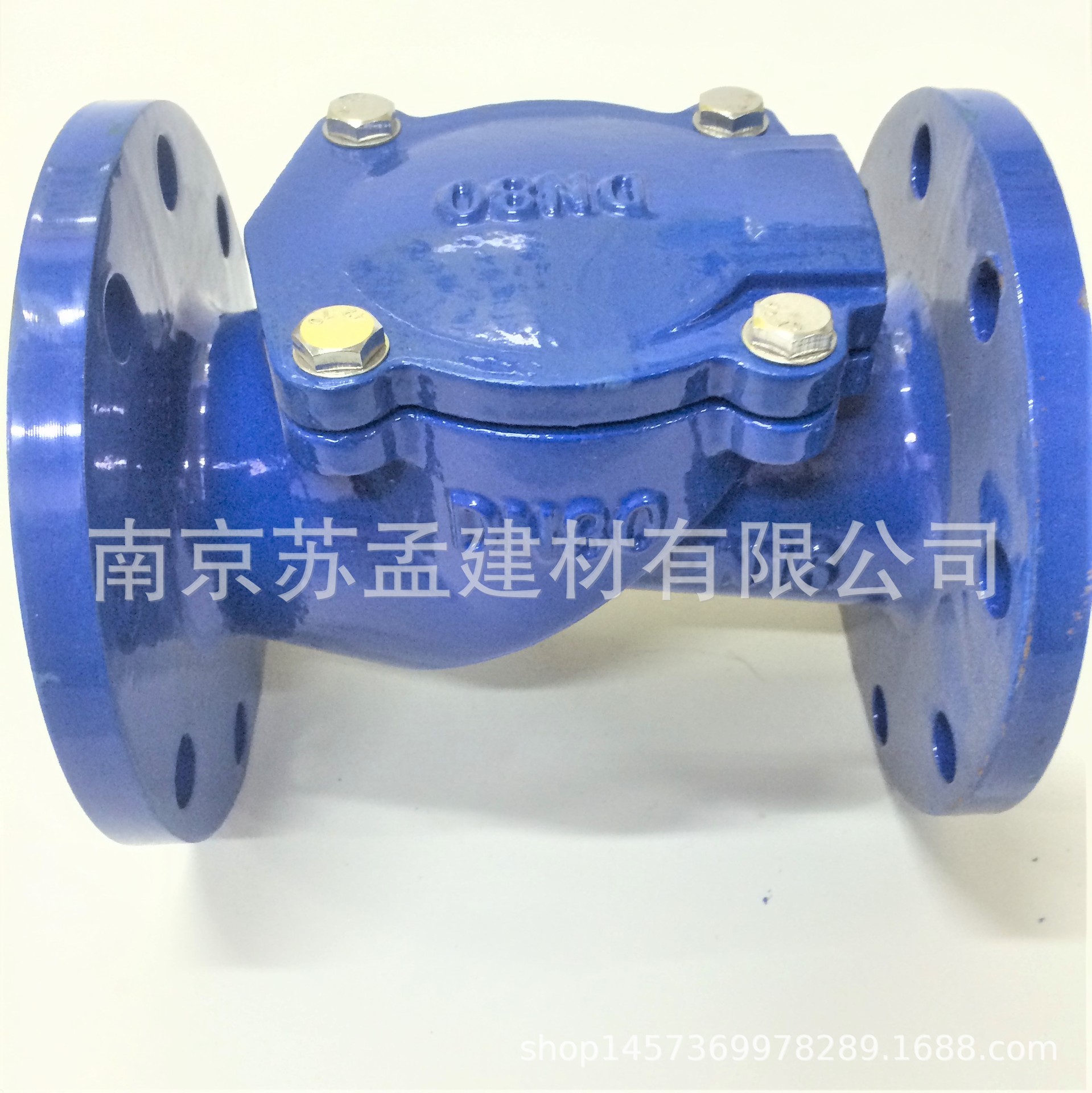法兰橡胶板止回阀DN100PN16Mpa