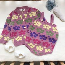 2020婴幼装两岁女宝宝套装 公主气质名媛长袖上衣婴儿哈衣两件套