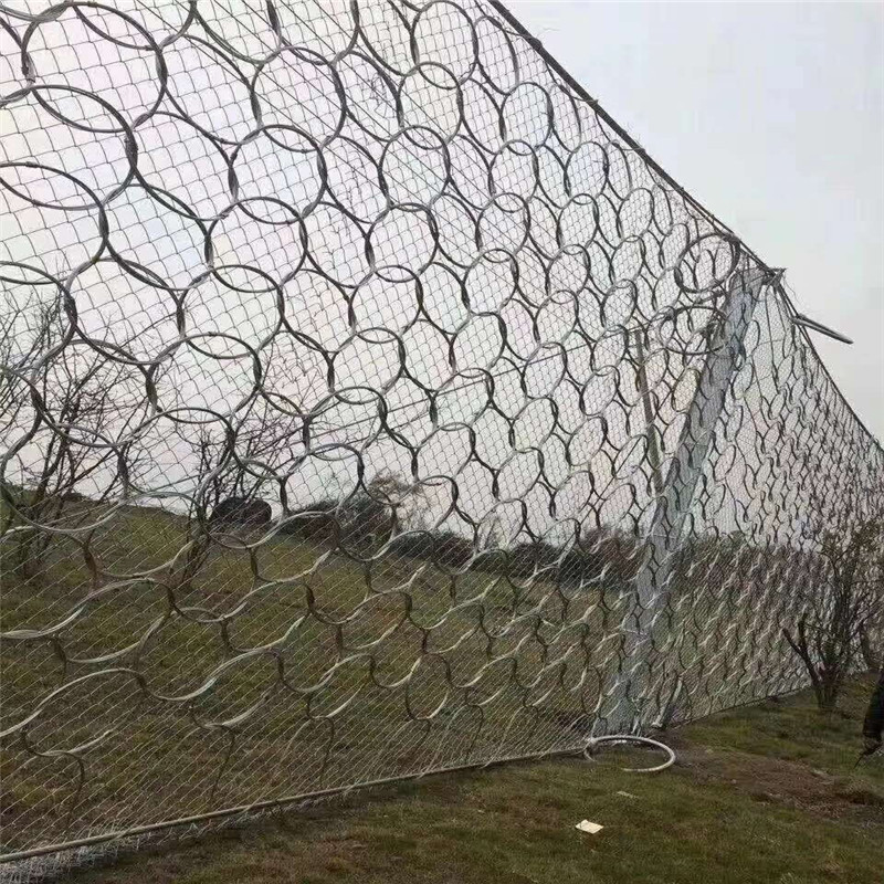 成都边坡防护网厂家 被动防护网 山体落石防护网 路基防护网