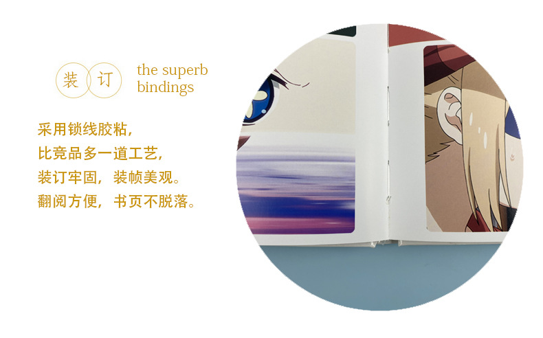 动漫画集批发 间谍过家家原神鬼灭之刃文豪野犬无限滑板精装画册详情19