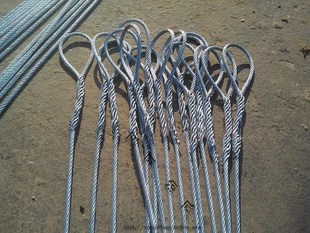 钢丝绳压制吊具 手编织钢丝绳索扣吊具 压套多腿吊具