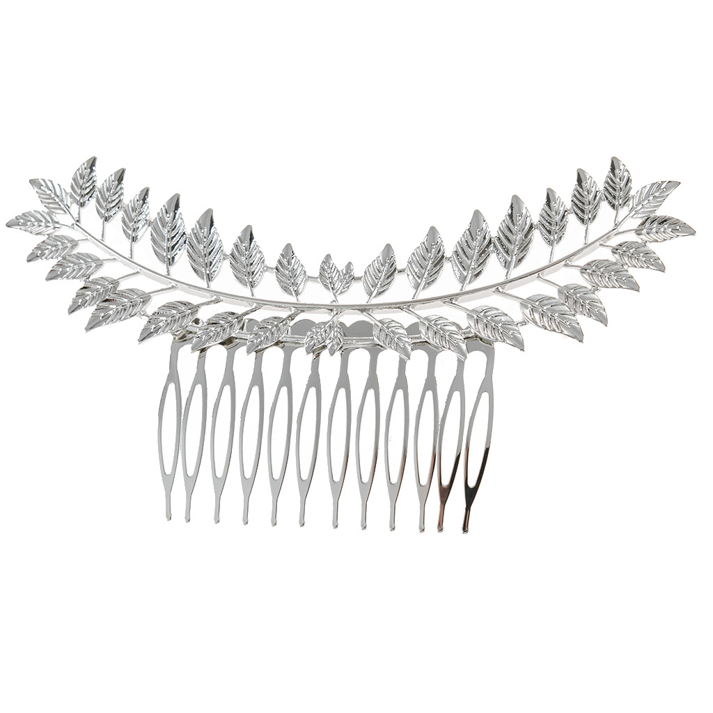 Fashion Leaf Alloy Hollow Out Hair Combs display picture 2