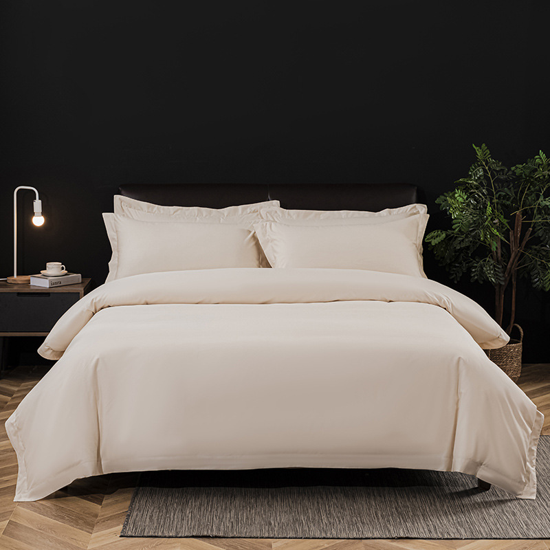 Cotton Plain colour hotel Four piece suit 60S printing and dyeing Star hotel Linen hotel Four piece suit wholesale