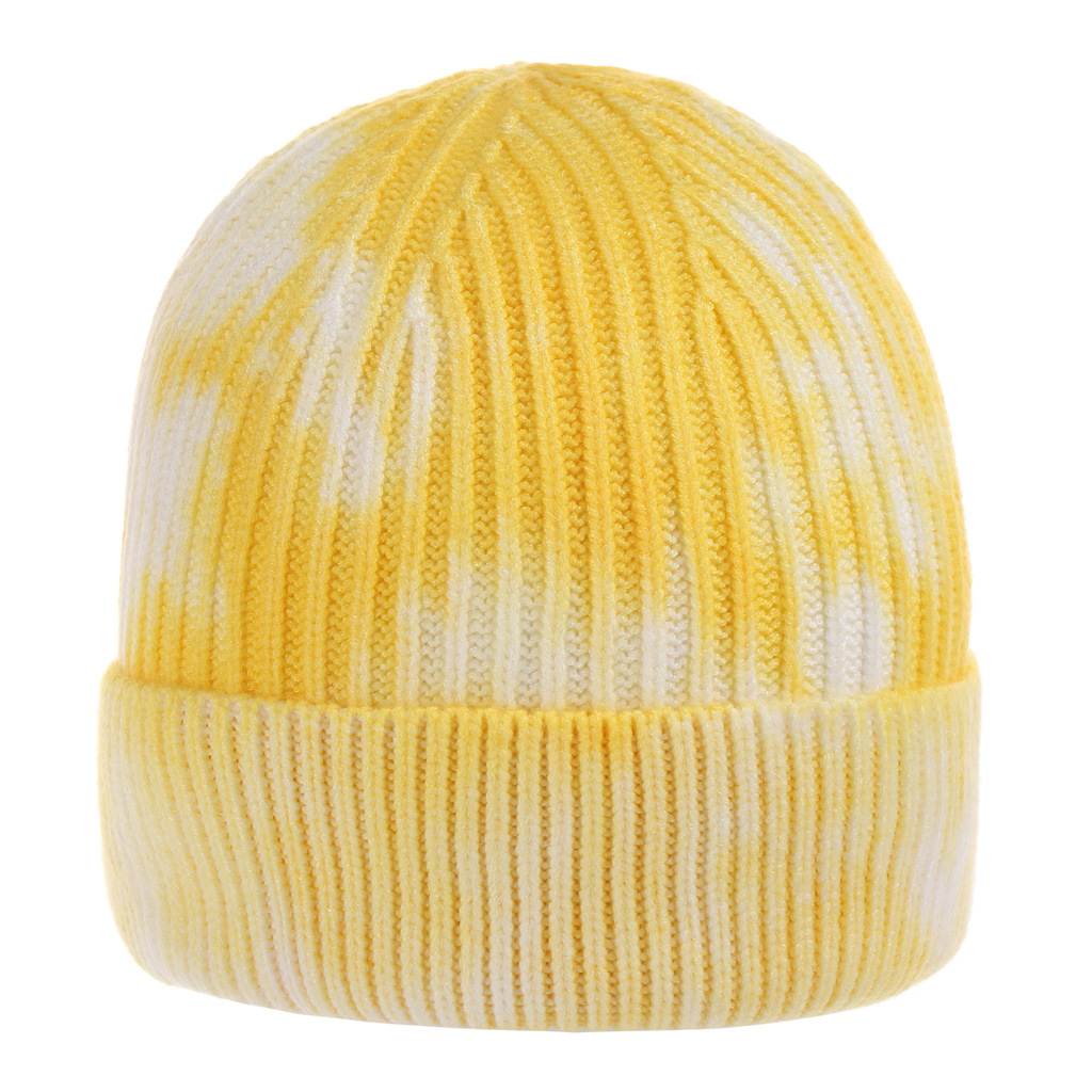 Autumn And Winter Knitted Tie-dye Cap display picture 6