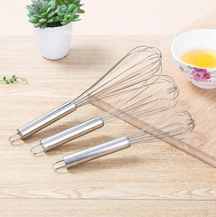 Baking tools household manual egg beater hand-held stirring stick milk beater kitchen stainless steel cream beater