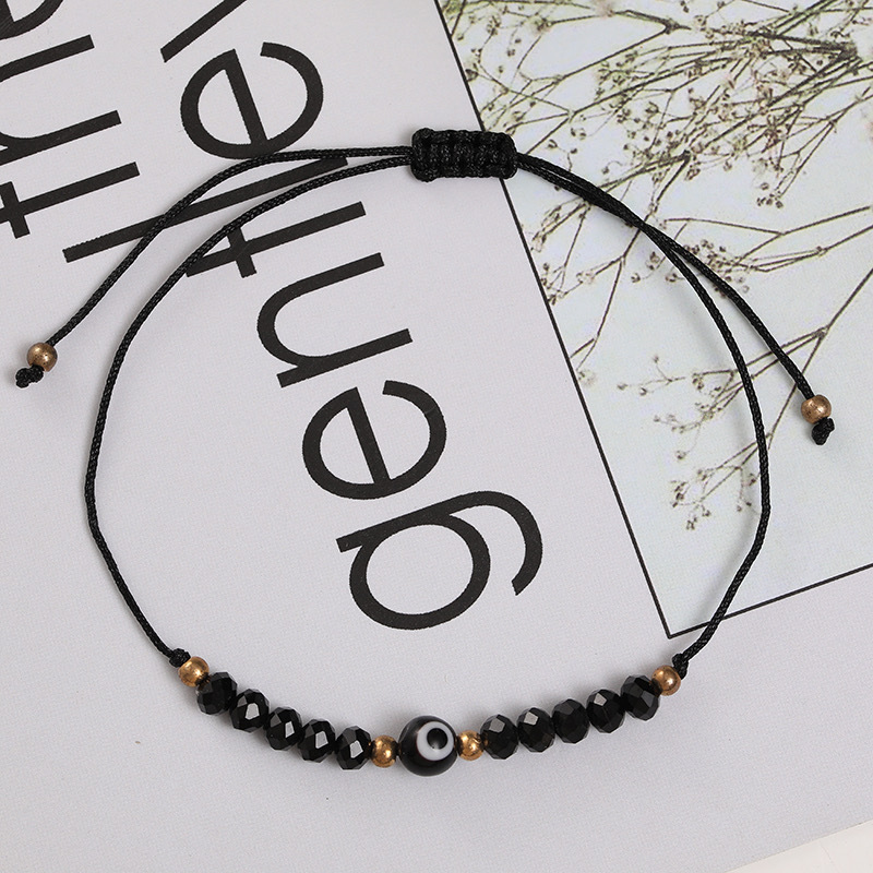 Daily Occasion Fashion Eye Artificial Crystal Rope Knitting Unisex Bracelets