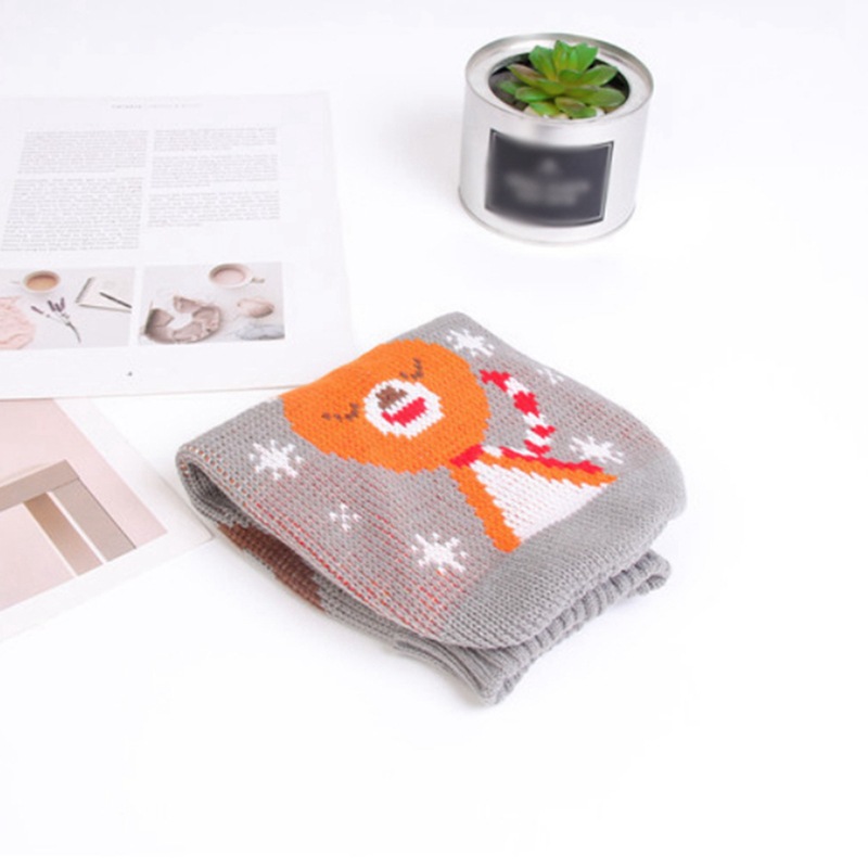 Christmas Reindeer Maple Leaf Snowflake Holiday Pet Clothes Turtleneck Knitted Sweater Dog Cat Clothing Winter Coat_voghion.com