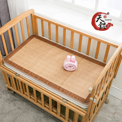 兒童學生涼席夏季雙面幼兒園宿舍午睡竹席寶寶單人小床草席子定制