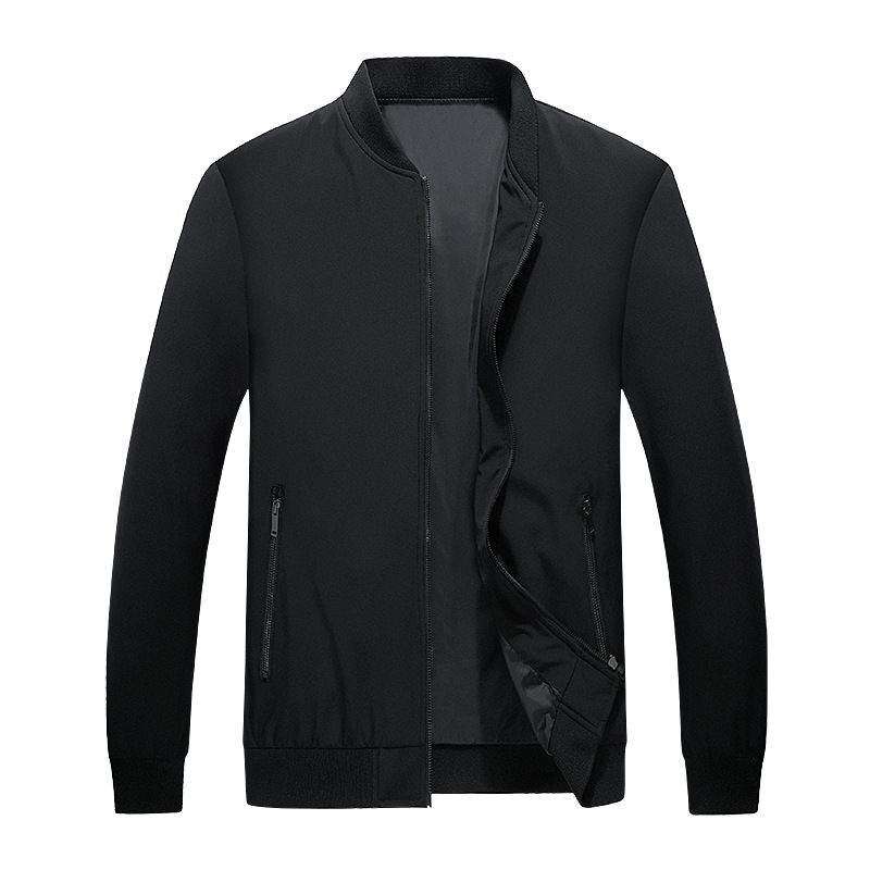 Men's 2023 Vintage Trendy Bomber Thin Zip Up Jacket Spring & Fall Pocket Jacket Outdoor Sports Stand Collar Long Sleeve Coat Winter Men_voghion.com