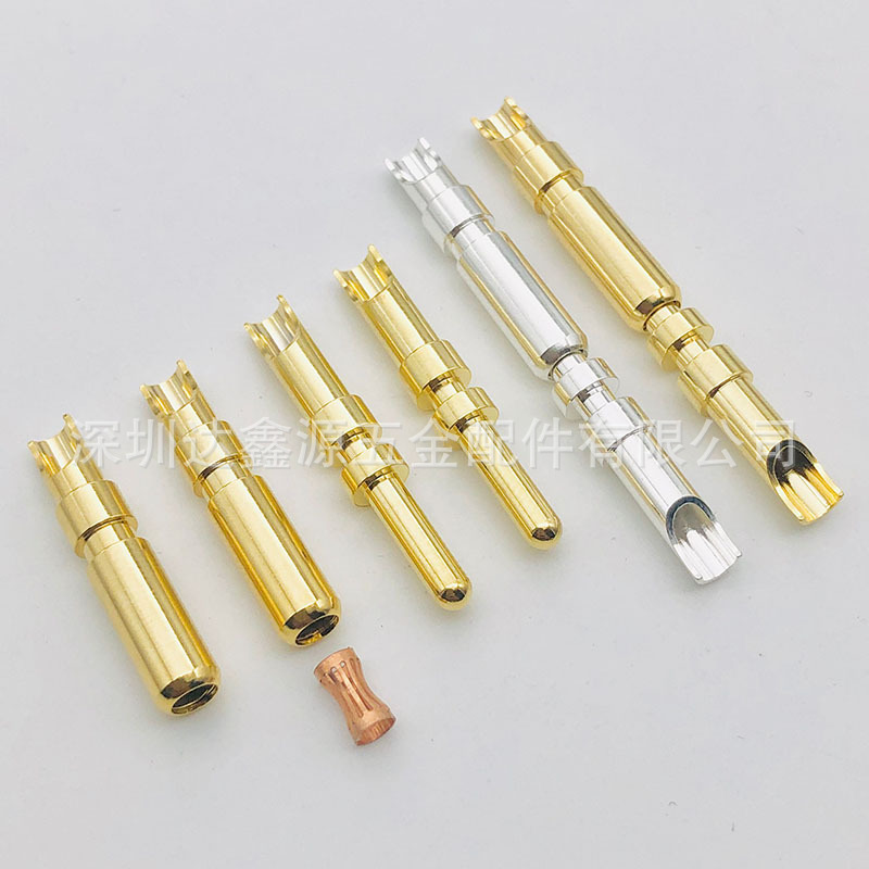 加工定制 冠簧 铜针插针 冠簧连接器3.0接线端子铜针插针pin针-阿里巴巴