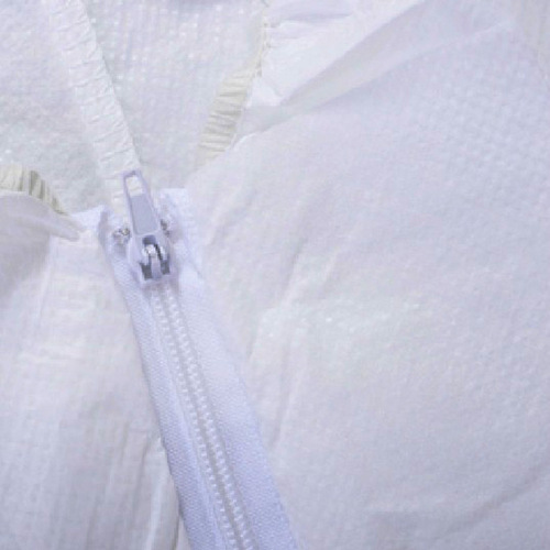 3M 4510 hooded one-piece white protective clothing, protection against particulate matter and limited liquid splash, dust and chemical protection