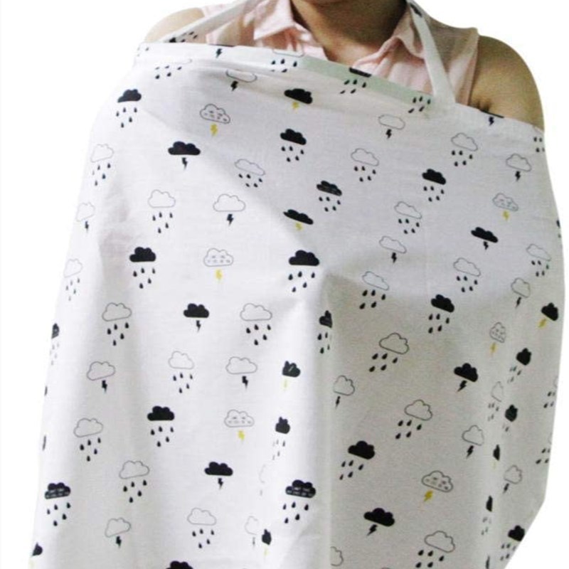 纯棉哺乳遮巾外出多功能喂奶巾罩衣封面罩防走光婴儿喂奶垫布厂家