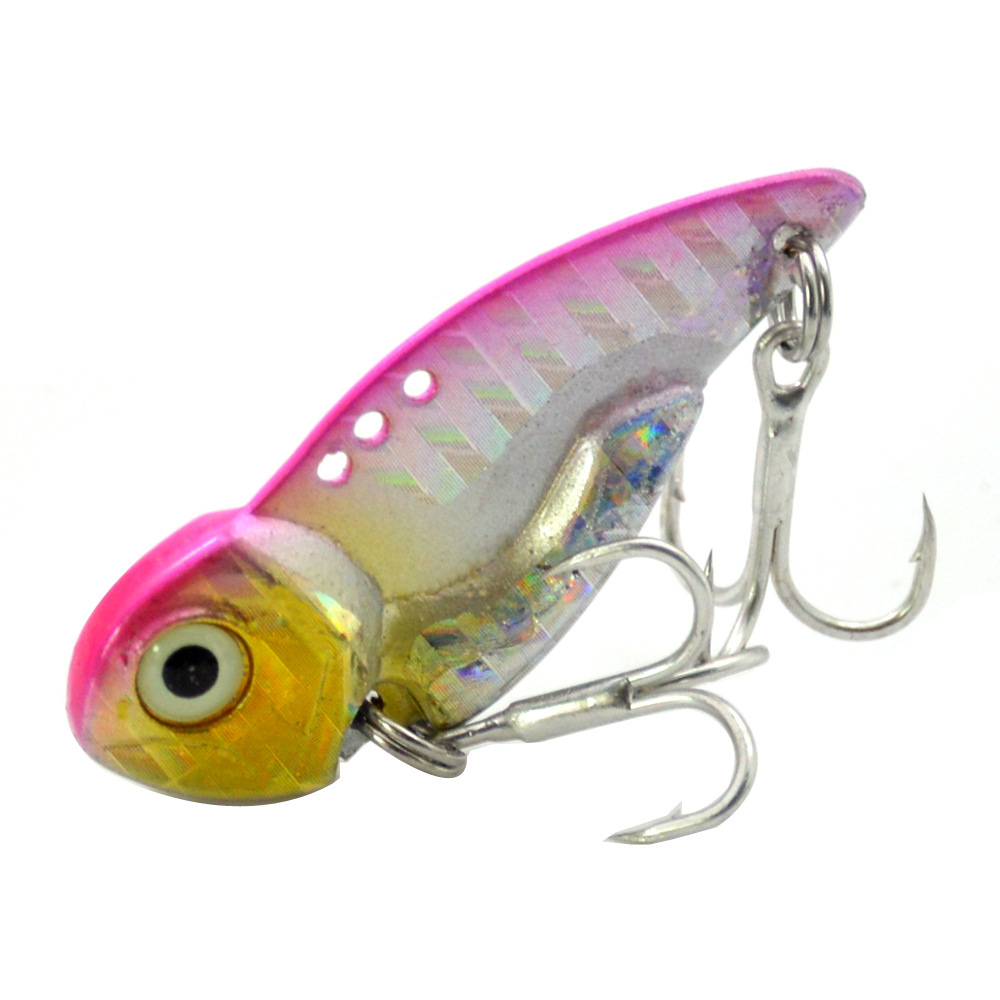 5 Colors Metal Blade Baits Spinner Blade Lures Fresh Water Bass Swimbait Tackle Gear