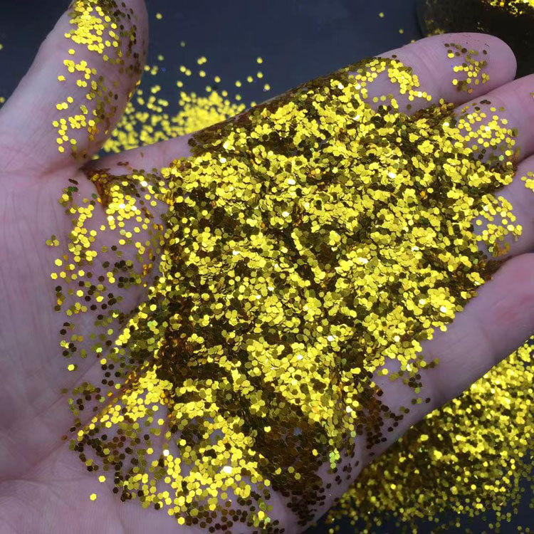 1.0mm glitter flakes DIY material, glitter powder, factory direct sales, 50g