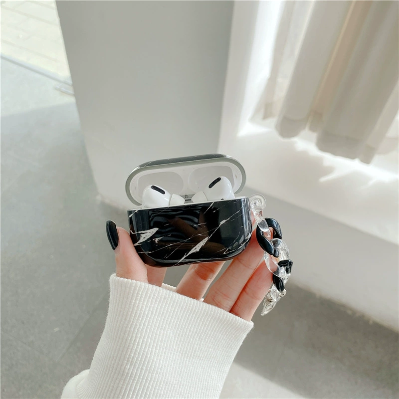 Apple, мраморные наушники, совместимый защитный чехол, bluetooth, 2/3