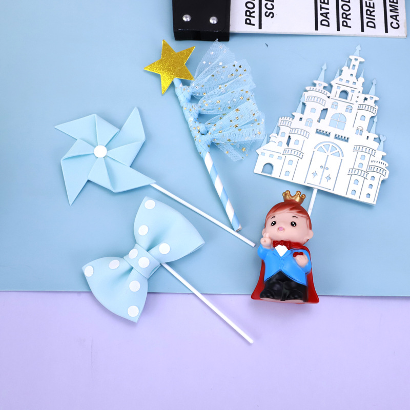 Cartoon Castle Vinyl Wedding Cake Decorating Supplies display picture 2