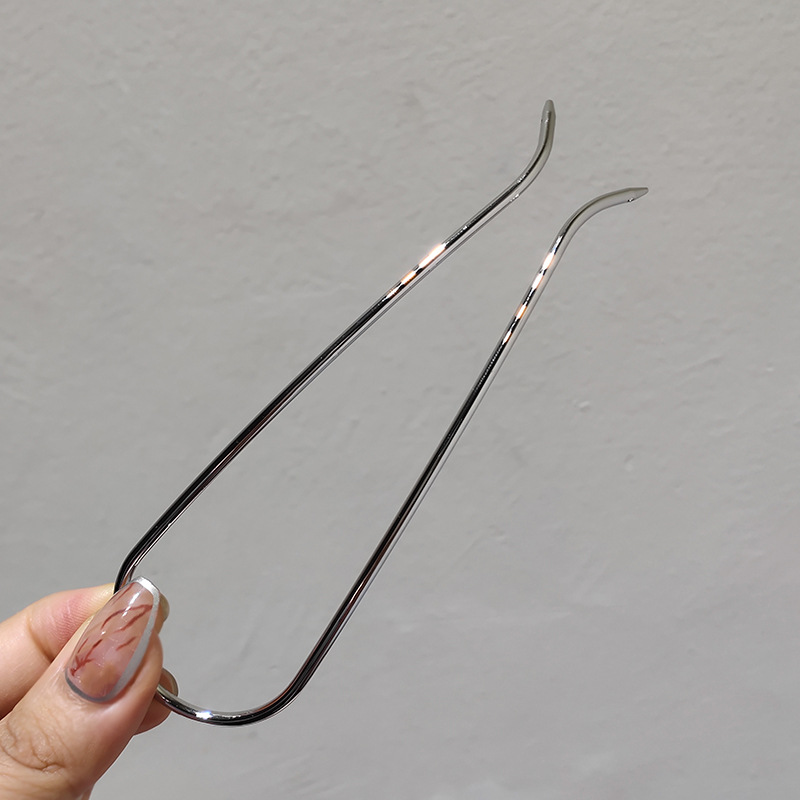 Simple U-shaped Metal Hairpin display picture 7