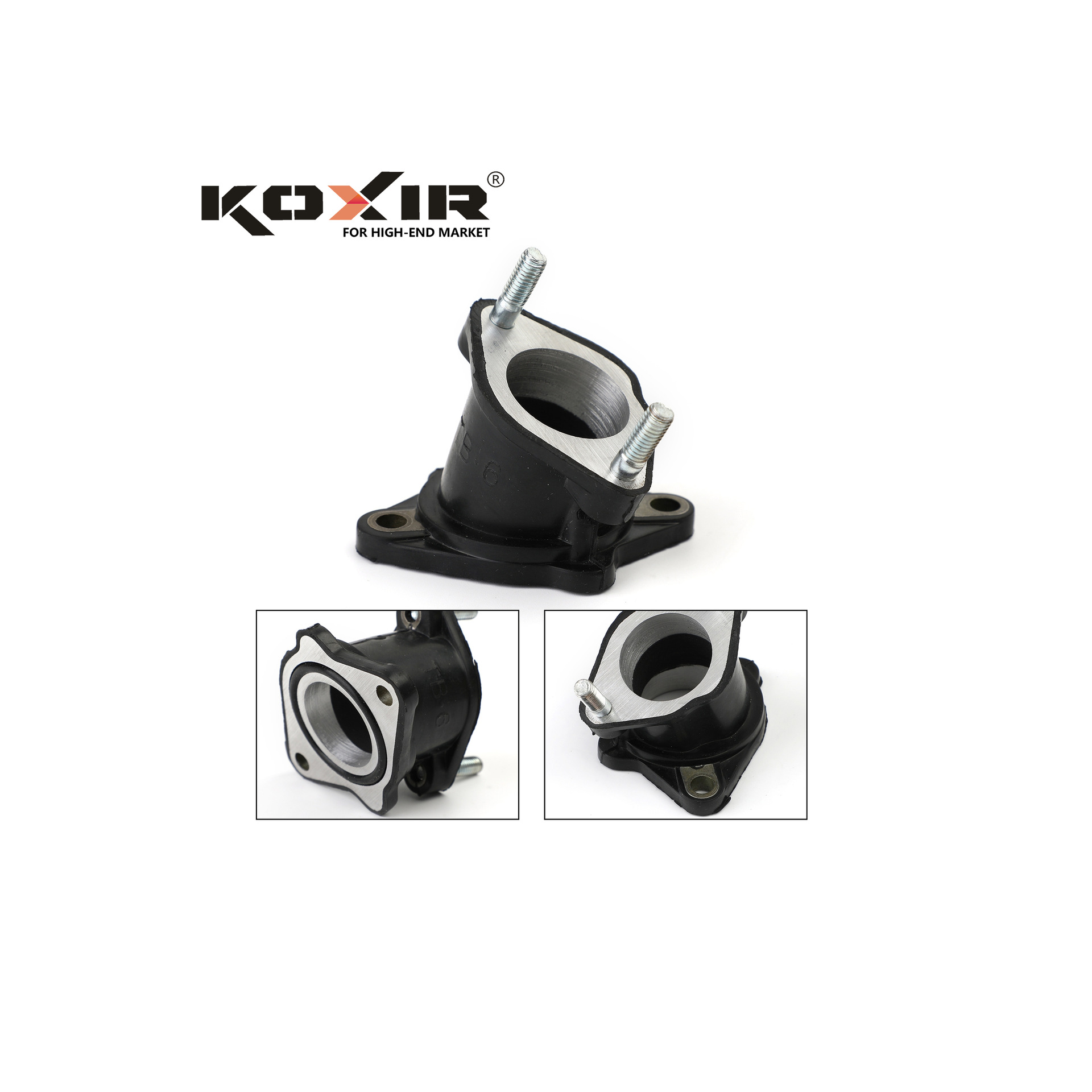 KOXIR摩托车化油器适用本田Honda XR185A进气歧管衬套法兰插座