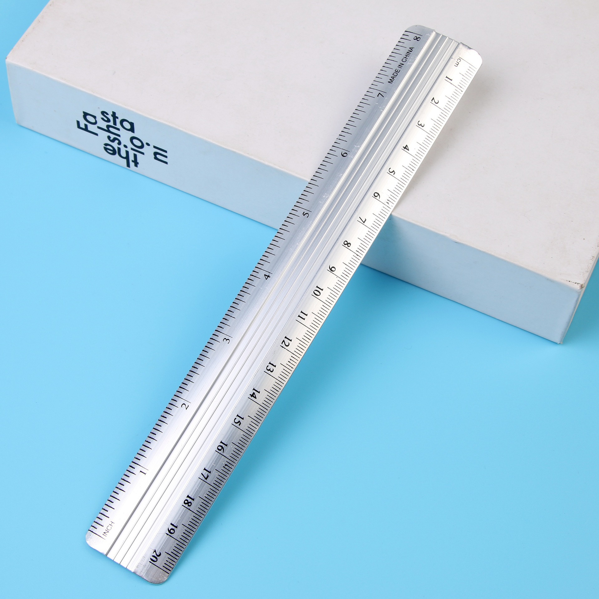 Aluminum ruler 15/20/30cm multi-color aluminum alloy ruler office…