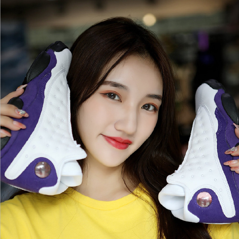 【国产正品厂牌】AJ13乔13同款熊猫 海军蓝 元祖灰蓝球战靴男女鞋