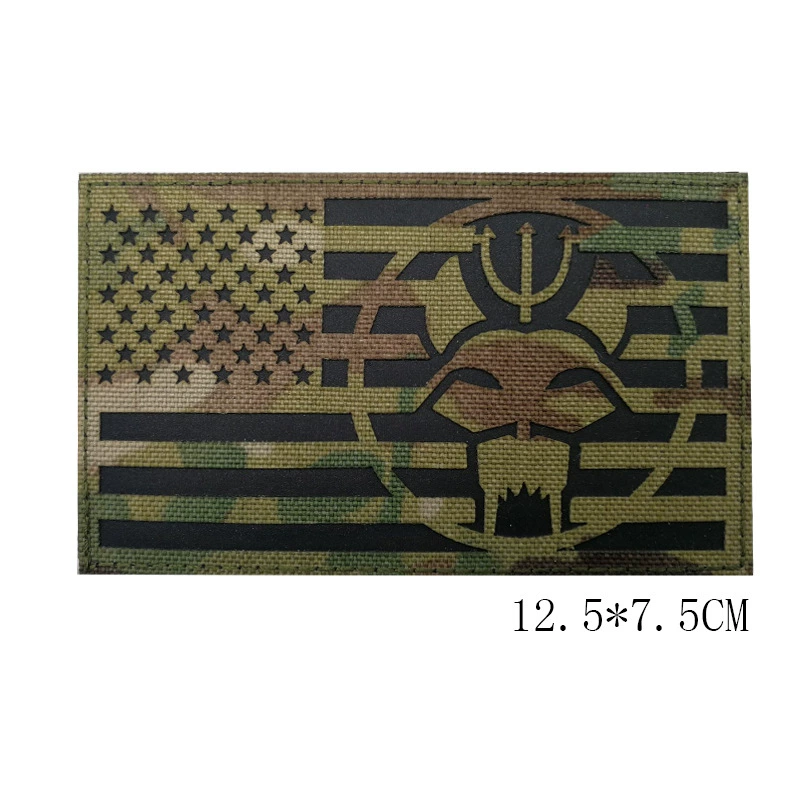 All -Black Seal Assault Team Montelling Chapter Texas Seal Tripidal Magic Magic Rider Infrared Night Visual Anti -Light Sticker