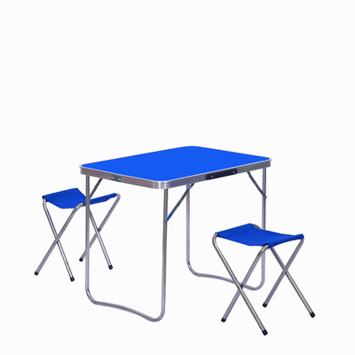 factory supply household Folding table Foldable Portable Barbecue tables Tables and chairs aluminium alloy Package Tables and chairs customized