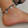 Pendant, ankle bracelet, shiny jewelry, European style