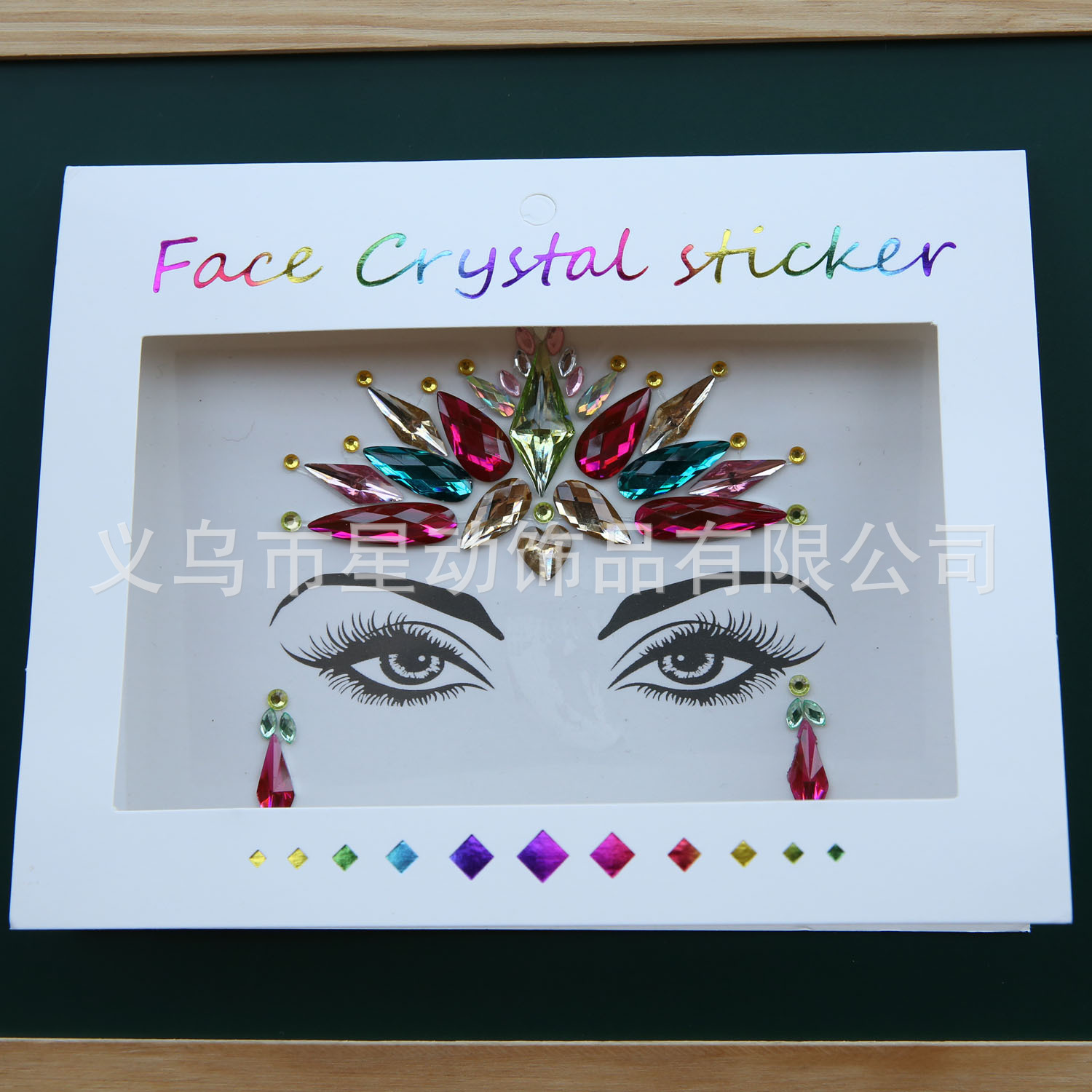 Crystals face sticker ˮü걦ʯ곧