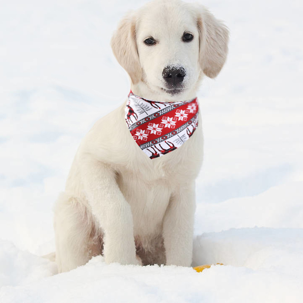 17g Weight Costume Props Event & Party Supplies Pet Clothing Type Of Pet Supplies 1 Piece Quantity Holiday Occasion Polyester Material Christmas Festival Snowflake, Deer Pattern All Seasons Season Casual Style Casual Polyester Christmas Snowflake Deer Pet Clothing 1 Piece 3