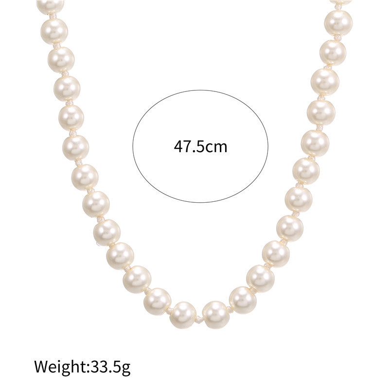 fashion pearl simple necklace