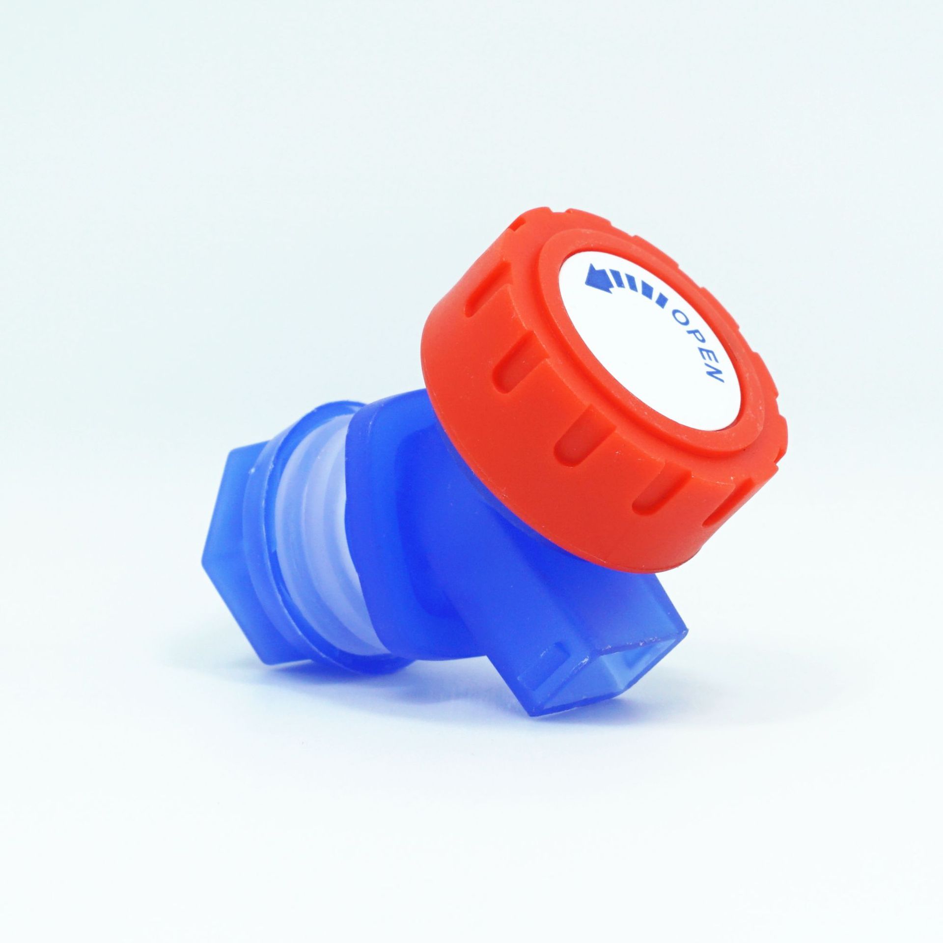 Plastic blue faucet, rotary knob type for brewing wine bottles, juice bottle water storage tank, mineral water bucket faucet and water valve Item Picture