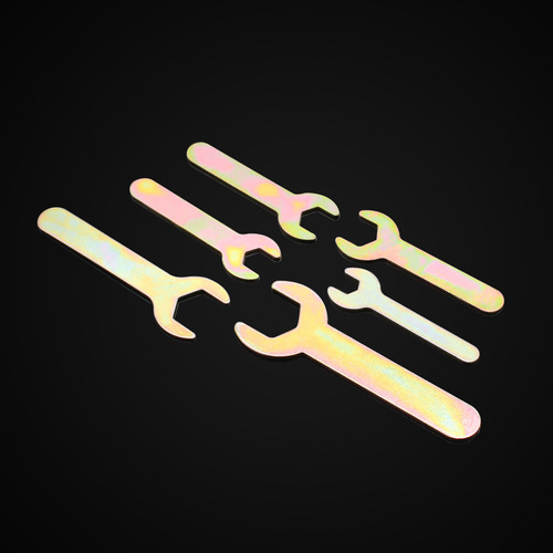 A variety of disposable open-ended wrenches, furniture hardware hexagonal square wrenches, external hexagonal nut open-end wrenches