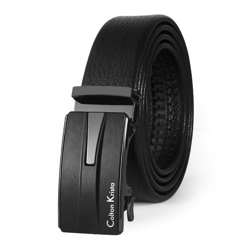 Leather belt, trousers, genuine leather, (Physicals)