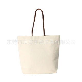 Canvas handbag 环保防水14安帆布手提袋 多功能帆布料手提购物袋