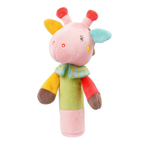 JJOVCE hand rattle soothes hand animals BB stick baby baby hand puppet doll toy newborn owl