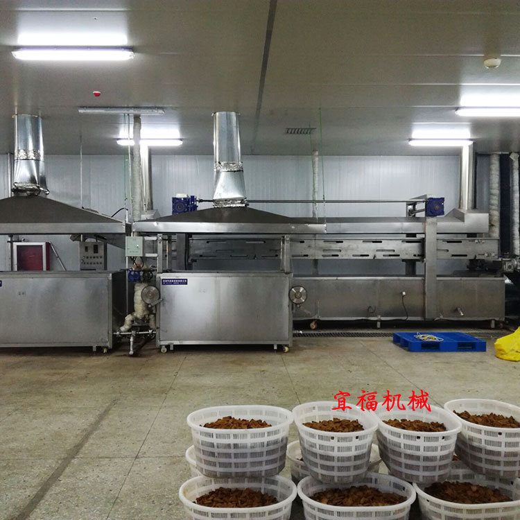 豆干油炸机 腐竹油炸锅 宜福豆制品油炸机器设备价格