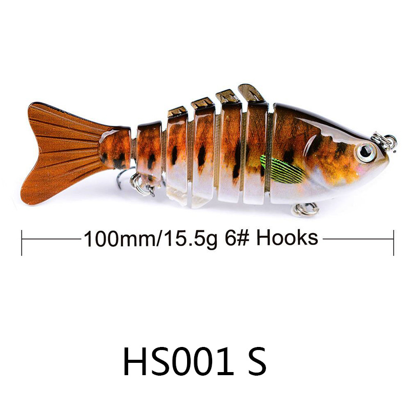 Shallow Diving Jointed Swimbait 15 Colors Hard Swimbaits Bass Trout Fresh Water Fishing Lure